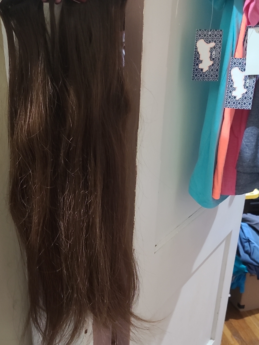 Chocolate  Brown Clip-In Hair Extensions - Women Hair